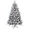 6.5ft. Unlit Full Flocked Fairfield Fir Artificial Christmas Tree